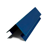 Планка угла наружного 0,4х50х50 L=2м (RAL 5005 Сигнальный синий) Планка угла наружного 0,4х50х50 L=2м (RAL 5005 Сигнальный синий)