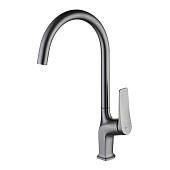 Смеситель для кухни Bronx с высоким поворотным изливом графит LM3705GM Lemark Смеситель для кухни Bronx с высоким поворотным изливом графит LM3705GM Lemark