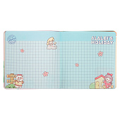  Записная книжка подарочная А6 132 л,цветной блок, с хлястиком на магните,обл.пвх,Аниме МИКС  9669008 