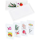 Игра настольная Домино логическое Ассоциации, ИД-5425 Игра настольная Домино логическое Ассоциации, ИД-5425