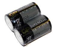 Батарейка D Super Cell R20(2шт/спайка)/GP Батарейка D Super Cell R20(2шт/спайка)/GP