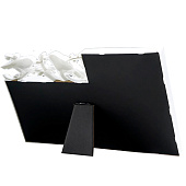  Фоторамка пластик на 2 фото 10х15 см "Птицы на веточке" белая 17,5х29,5 см 3442380 