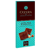 «OZera», шоколад молочный Extra milk & Hazelnut, 90 г «OZera», шоколад молочный Extra milk & Hazelnut, 90 г