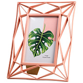 Фоторамка 10х15 пластик Геометрия розовая 18х23 9734575 Фоторамка 10х15 пластик Геометрия розовая 18х23 9734575