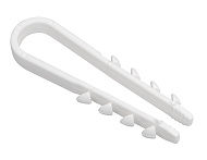  Дюбель-хомут d5х8мм бел. (уп.100шт) ИЭК 