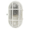  Светильник НБП 01-60-002 с решеткой Евро пластик,стекло IP53 E27 max 60Вт 184х115х90 овал белый  ЭРА Б0052015 