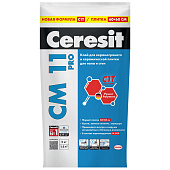  Клей для плитки, керамогранита СМ11 PRO C1Т (5кг) / Церезит 