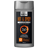 Шампунь-кондиционер и гель для душа KRASSA MEN 3в1 Hot&Spicy 250мл