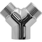 Тройник Y-образный 1/2" ВНН хром Тройник Y-образный 1/2" ВНН хром