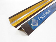 Алюминиевый уголок cамокл 20х20х1 2м Медь Муар QuickStick Алюминиевый уголок cамокл 20х20х1 2м Медь Муар QuickStick