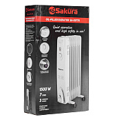  Радиатор масляный Sakura 9 секций, 2000Вт SA-0379B 