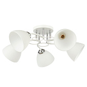 Люстра классическая 20142/5WT+CR WT 60Вт E27 /ЭкономСвет Люстра классическая 20142/5WT+CR WT 60Вт E27 /ЭкономСвет