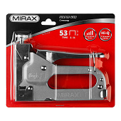 Степлер мебельный тип 53, под скобы 4-14мм, регулируемый, стальной корпус, MIRAX X-53 Степлер мебельный тип 53, под скобы 4-14мм, регулируемый, стальной корпус, MIRAX X-53