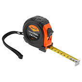 Рулетка 3мх16мм, обрезиненный корпус, Sparta Elastica Рулетка 3мх16мм, обрезиненный корпус, Sparta Elastica