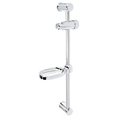 Душевая стойка с мыльницей хром 60см S04-002 СоюзКран Душевая стойка с мыльницей хром 60см S04-002 СоюзКран