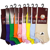 Женские носки Grand Line, арт. ЖК-09, ассорти, р. 25 Женские носки Grand Line, арт. ЖК-09, ассорти, р. 25