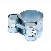  Хомут шарнирный  23- 25мм (белый цинк 2 шт) 