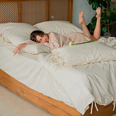  Комплект постельного белья 2 спальный Чистый хлопок, поплин, без красителей 