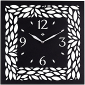 Часы настенные Элегия Рубин 41х41 см металл черный 4242-001B Часы настенные Элегия Рубин 41х41 см металл черный 4242-001B