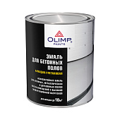  Эмаль для бетонных полов база А 0,9л / Олимп 