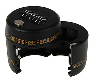 Замок сувенирный кодовый для бутылки, черный Замок сувенирный кодовый для бутылки, черный