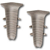 Угол внутр Деконика Дуб Дуб снежный 85мм (2шт) Угол внутр Деконика Дуб Дуб снежный 85мм (2шт)