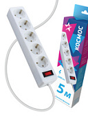 Сетевой фильтр 5х5м белый КОСМОС Сетевой фильтр 5х5м белый КОСМОС