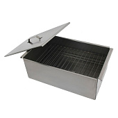 Коптильня двухъярусная с поддоном для сбора жира 450х280х170 сталь 1,5 мм Тонар (К-002) Коптильня двухъярусная с поддоном для сбора жира 450х280х170 сталь 1,5 мм Тонар (К-002)