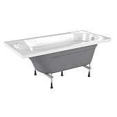  Ванна акриловая Grace 170х70х44см глубина без экрана и ножек МетаКам 