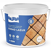 Декоративно-защитная лазурь для древесины "Aura Fasad Lazur" венге 9л Декоративно-защитная лазурь для древесины "Aura Fasad Lazur" венге 9л