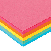  Бумага цветная BRAUBERG, А4, 80г/м, 250 л, (5цв.х50л), интенсив, для офисной техники, 112464 