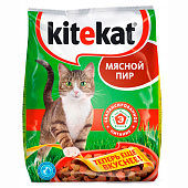  Сухой корм Китекет мясной пир 350г 
