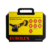  Углошлифовальная машина аккумуляторная АУШМ-21Li/125 (в комплекте 2 АКБ и ЗУ) 4500-8000 об/мин,кейс Eurolux 