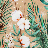 Скатерть (саржа) 144х180 Этель Fir branches 7182031 Скатерть (саржа) 144х180 Этель Fir branches 7182031
