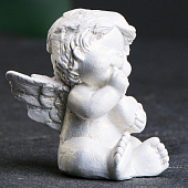 Фигура Ангелок, 5х5,5х4 см, перламутровая, 6888556 Фигура Ангелок, 5х5,5х4 см, перламутровая, 6888556