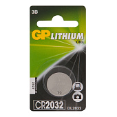  Батарейка CR2032 Lithium(1шт/бл)/GP 