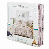 Комплект постельного белья 1,5 спальный Cleo Home Pure Cotton поплин 15/189-PC/CL Комплект постельного белья 1,5 спальный Cleo Home Pure Cotton поплин 15/189-PC/CL