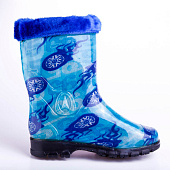 Сапоги подростковые ПВХ с текстильной надставкой, утепленные 101-1-ун р-ры 23-30 Сапоги подростковые ПВХ с текстильной надставкой, утепленные 101-1-ун р-ры 23-30