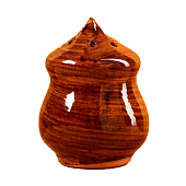  Солонка Риштанская керамика "Акташ", 100 мл, коричневая 9925420 