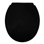 Сиденье для унитаза Стандарт Н чёрное Сиденье для унитаза Стандарт Н чёрное