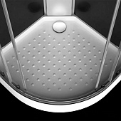 Душевая кабина 100х100х215 1/4 круга стекло 4мм тонированное низкий поддон 8402 ODA Душевая кабина 100х100х215 1/4 круга стекло 4мм тонированное низкий поддон 8402 ODA