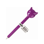  Ручка шариковая Brauberg фигурная "Смайлики микс-2", синяя, 4 дизайна, 0,5 мм, дисплей, 142772 