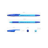  Набор ручек шариковых 4 шт Erich Krause R-301 Neon Stick&Grip 0.7 син 42023 (пакет)  42023   2498309 