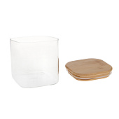 Банка для хранения Vetta ЭКО 750мл стекло, бамбук 828-001 Банка для хранения Vetta ЭКО 750мл стекло, бамбук 828-001