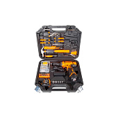  Дрель-шуруповерт аккумуляторная Вихрь ДА-12Л-2КН, 12В Li-ion, 30Нм, 2 АКБ (2Ач), с набором инструментов, кейс 