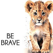 Картина на холсте BE Yourself, 8233033, 30х30 Картина на холсте BE Yourself, 8233033, 30х30