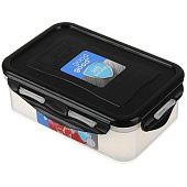 Контейнер герметичный для СВЧ с защелками 0,5л пластик 861-340 Контейнер герметичный для СВЧ с защелками 0,5л пластик 861-340