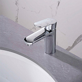 Смеситель для раковины Ника хром AQ1810CR Aquatek Смеситель для раковины Ника хром AQ1810CR Aquatek