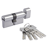 Цилиндр ключ/вертушка МЦ-ECO-STD-Z-ЛПВ-60 (30-30) (хром) Нора-М Цилиндр ключ/вертушка МЦ-ECO-STD-Z-ЛПВ-60 (30-30) (хром) Нора-М