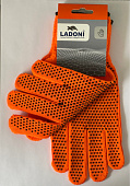 Перчатки акриловые с ПВХ, р. 10, 10 класс, LADONI арт.570, оранжевые Перчатки акриловые с ПВХ, р. 10, 10 класс, LADONI арт.570, оранжевые